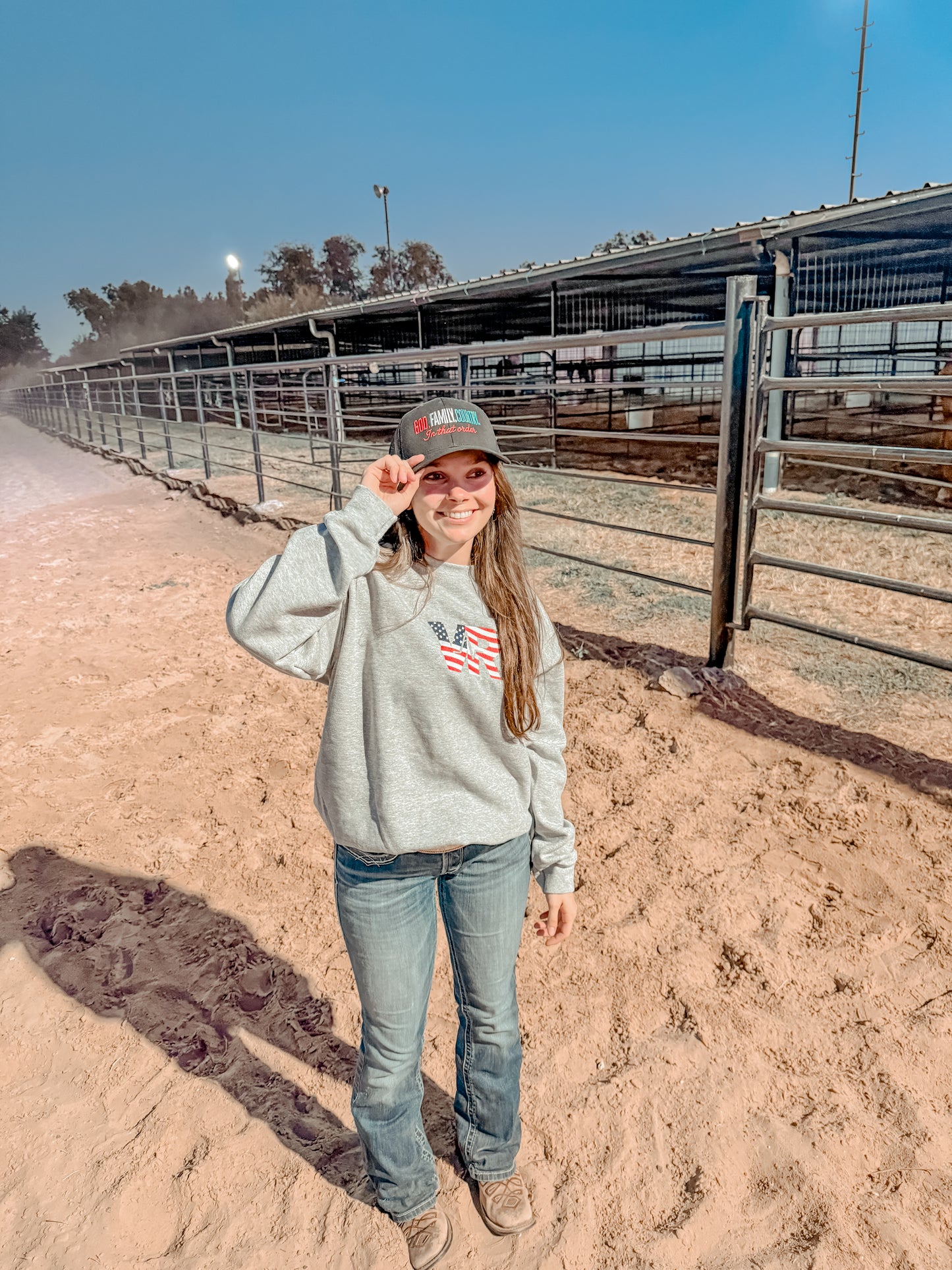 "God. Family. Country" hat