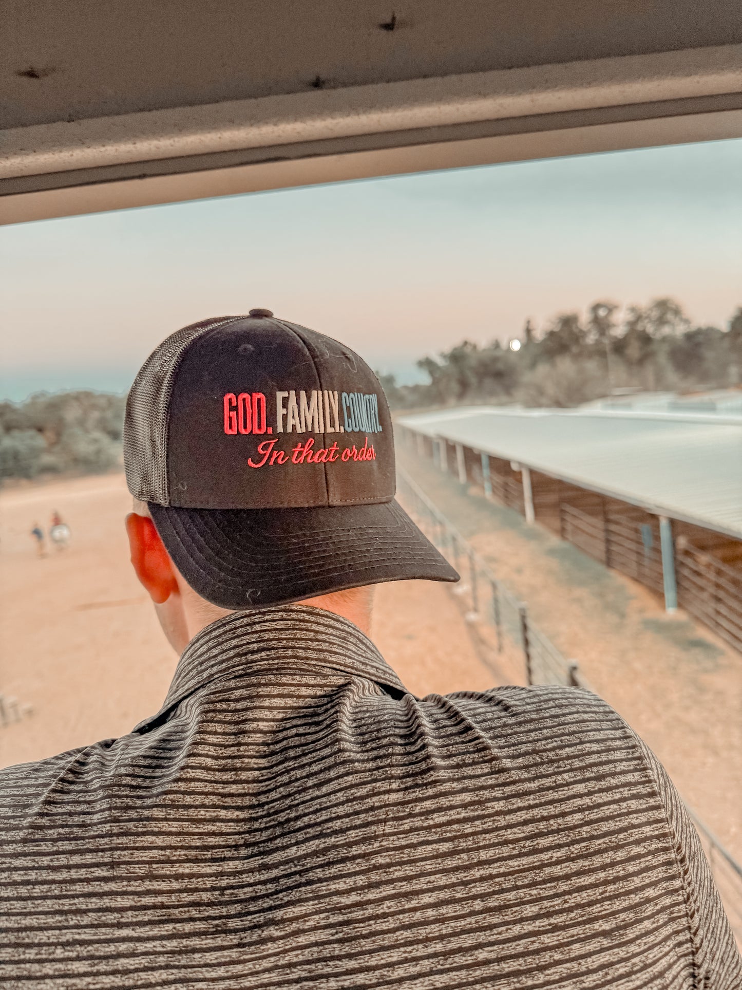 "God. Family. Country" hat