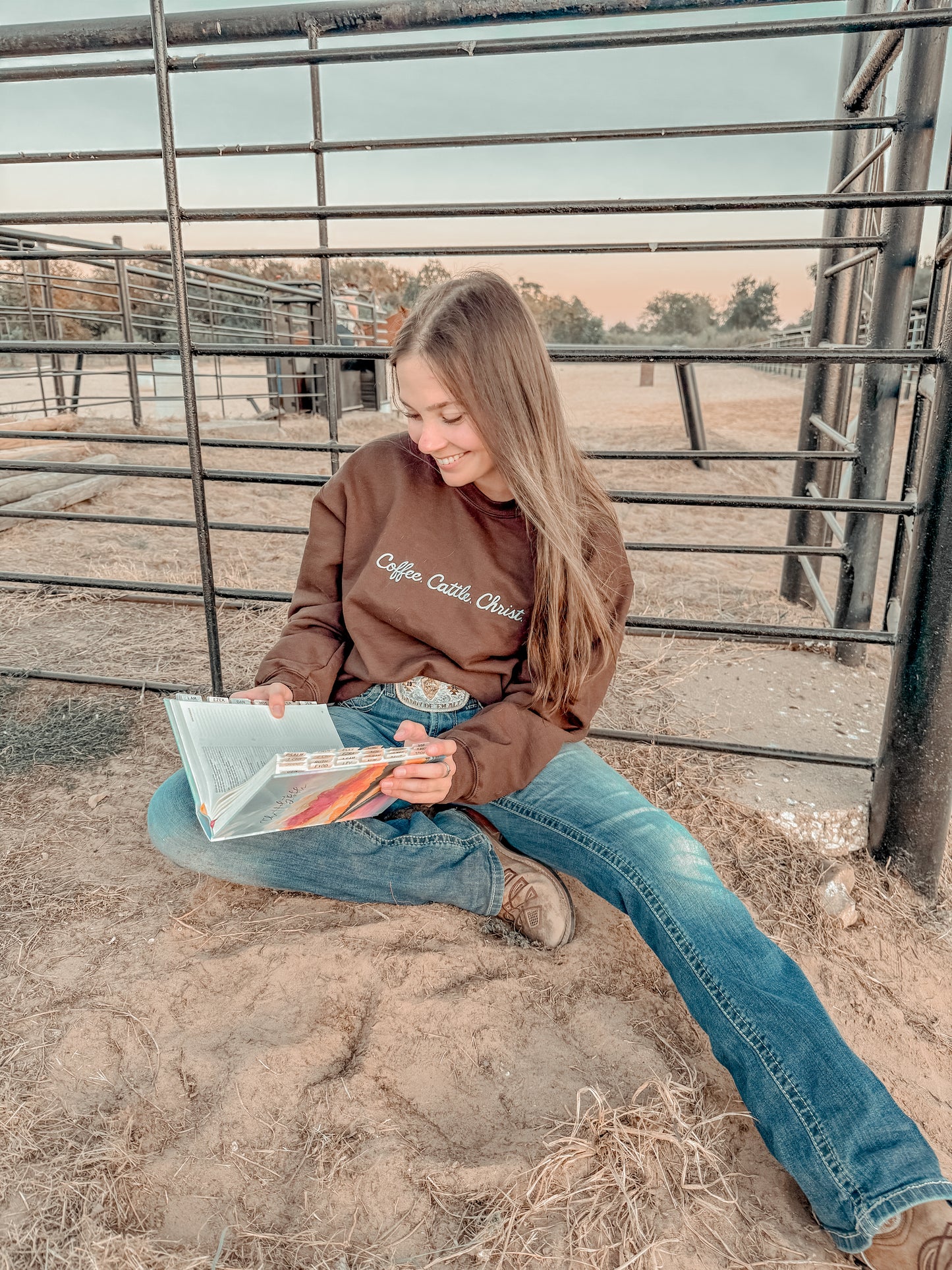 "Coffee, Cattle, Christ" Sweatshirt